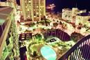 A night view of Honolulu...
